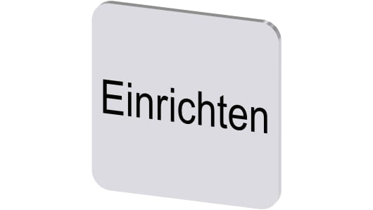 Siemens Labelling Plate | 3SU1900-0AF81-0AR0