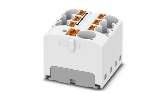 Phoenix Contact Distribution Block, 7 Way, 450 V, 32A, White | 3273868