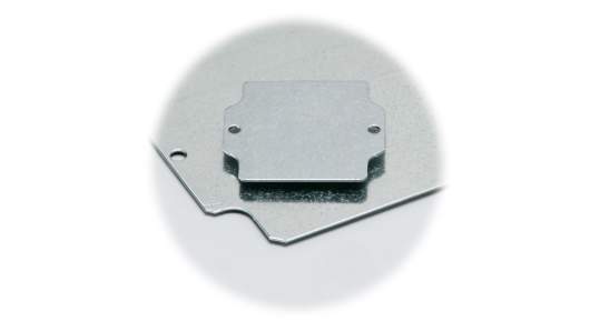 Fibox Polyester Silver Grey Enclosure Accessory, 240 mm W, 220 mm L for Use with EURONORD | PM 2526 mounting plate