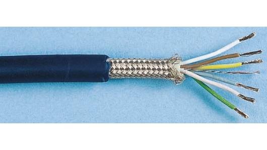 Igus chainflex CF11 Data Cable, 8 Cores 0.25 mm² 24 AWG, Screened, 20 m, Grey Thermoplastic Elastomer Sheath | CF11.02.04.02