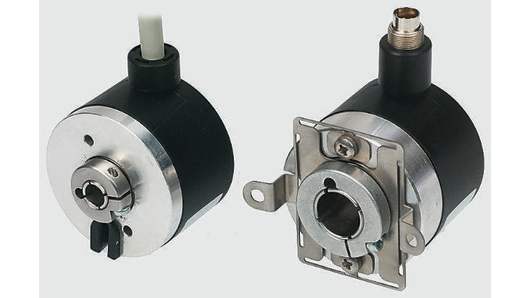 Baumer BHK Series Optical Incremental Encoder, 500 ppr, RS422, TTL Signal, Hollow Type, 6mm Shaft | BHK 16.05A500-B6-5