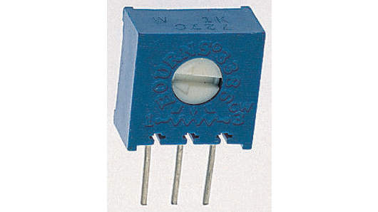 500 Ω, Through Hole Trimmer Potentiometer, Pin 0.5 W Side Adjust Bourns, 3386 | 3386W-1-501LF