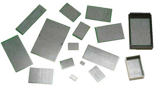 Takachi Electric Industrial 2 Surface Mount (SMT) Board FR4 With 20 x 29 1 mm Holes, 2.54 mm Pitch, 79 mm 53 mm | TNF53-79