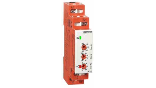 Broyce Control Phase, Voltage Monitoring Relay, 1 Phase, SPDT, DIN Rail | LXCVR 115V