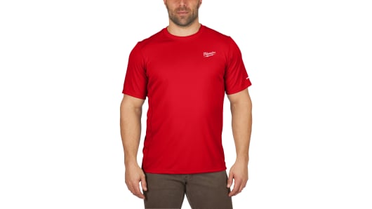 Milwaukee Red 100% Polyester Short Sleeve T-Shirt S | 4932493068