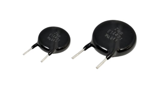 Panasonic, V Varistor 540 pF 50 A, Clamping 595 V, Varistor 360 V | ERZV14D361