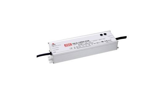 MEAN WELL LED Driver, 42 V Output, 185 W Output, 4.4 A 3 in 1 Dimming | HLG-185H-42