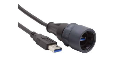 Bulgin USB 3.0, Male USB to Male USB, 1.5 → 480Mbps, 5m | PXP6040/AA3/5M00