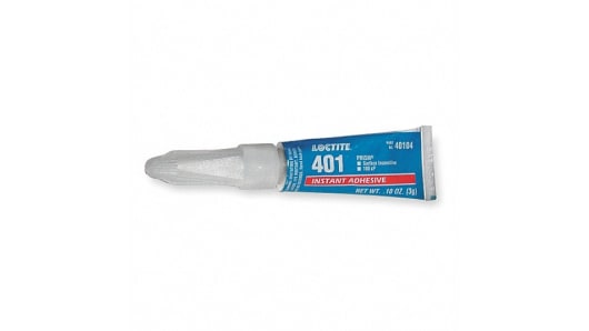 Loctite LOCTITE 401TM Cyanoacrylate 3 g, Colourless to Straw Coloured Liquid, Transparent | LOCTITE 401 TB3G FR/NL