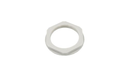 Capri Grey Polyamide Cable Gland Locknut, M16 Thread, IP68 | CAP261673