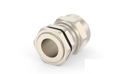Entrelec 1SNG Series Brass Brass, CR, NBR, PA 6 Cable Gland, PG13.5 Thread, 6mm min., 12mm max., IP66, IP68 | 1SNG625068R0000