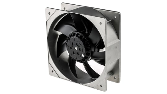 RS PRO Axial Fan, 230 V ac, AC Operation, 1002.4m³/h, 80W, IP56, 205 x 205  x 72mm | RS