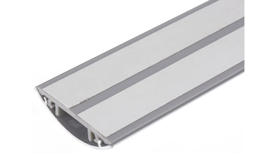 Canalización de cables para suelo RS PRO de Aleación de (tapa), PVC (base) 50 mm x 9.8mm, 1m | RS