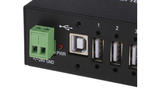 ST7200USBM | StarTech.com 7 Port USB 2.0 USB A Hub, Terminal Connector  Powered, 133 x 61.5 x 36.3mm | RS