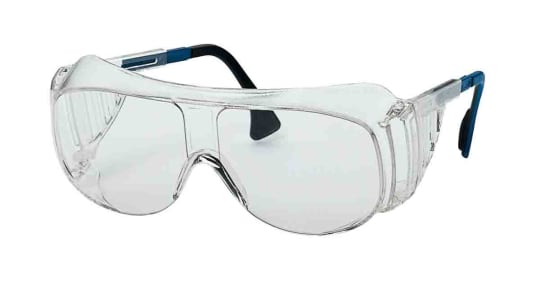 9161305 | Sobregafas seguridad Uvex 9161, lentes transparentes, antivaho, 0 dioptrías | RS