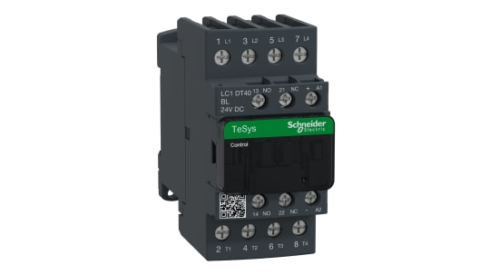 LC1DT40BL | Contactor Schneider Electric D LC1D de 4 polos, 4 NA, A, bobina 24 Vdc | RS