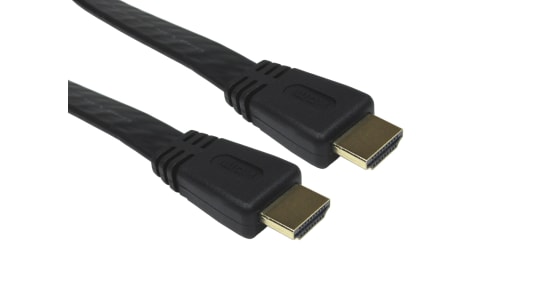 RS PRO 4K Male HDMI Ethernet to Male HDMI Ethernet Cable, 1m | RS