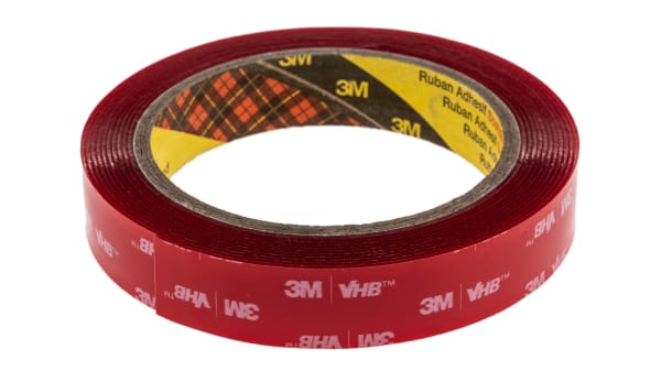 3m 4910 19mm X 3m 3m 4910f Vhb Clear Foam Tape 19mm X 3m 1mm Thick Rs Components