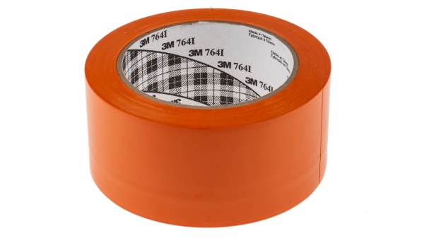 764 レーンマーキングテープ 3m オレンジ ビニール 50mm X 33m Rs Components