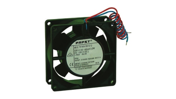 05 G Ventola Assiale In C C Ebm Papst Mb 48m H 5 V Dc 80 X 80 X 32mm Rs Components