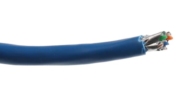 Tx200p4fp Cae Blue Cat6 Cable U Ftp Pvc Unterminated Unterminated 100m Rs Components