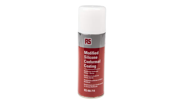 Rs Pro Transparent 200 Ml Aerosol Conformal Coating For Pcbs 70 200 C Rs Components