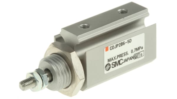 Cdjp2b6 5d Smc Double Action Pneumatic Pin Cylinder Cdjp2b6 5d Rs Components