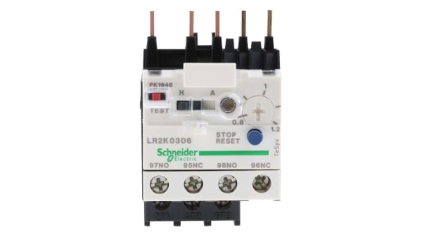 Lr2k0306 熱動過負荷リレー Tesysシリーズ Schneider Electric Lr2k 0 8 1 2 A 250 V Dc 690 V Ac 100 W Rs Components