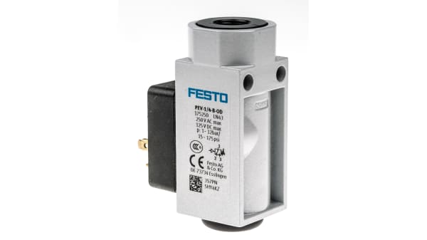 Pev 1 4 B Od Festo Pressure Switch G 1 4 1bar To 12 Bar Rs Components