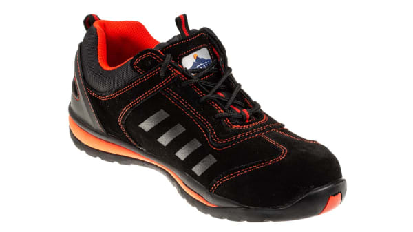 black safety trainers