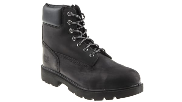 timberland black steel toe cap boots