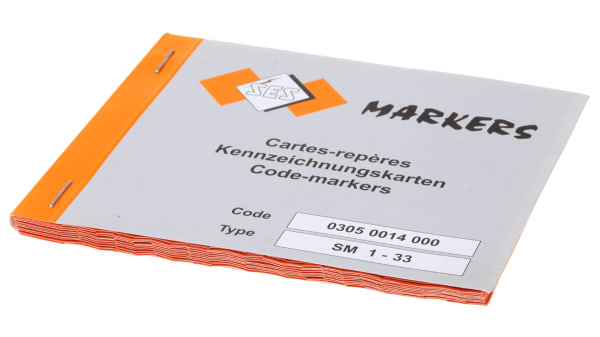 Ses Sterling Adhesive Cable Marker Pre Printed 1 33 A B C R S T U V W Black On White Rs Components