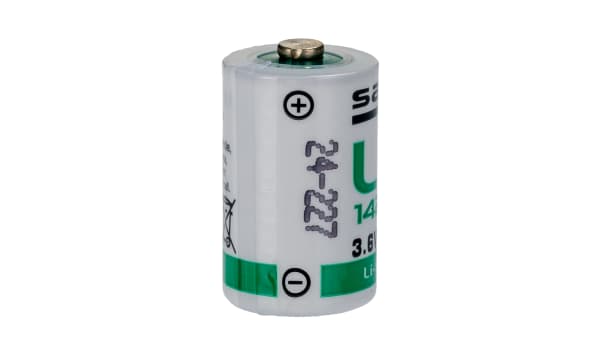 Saft 1 2 サイズ 電池 公称電圧 3 6v Ls Rs Components