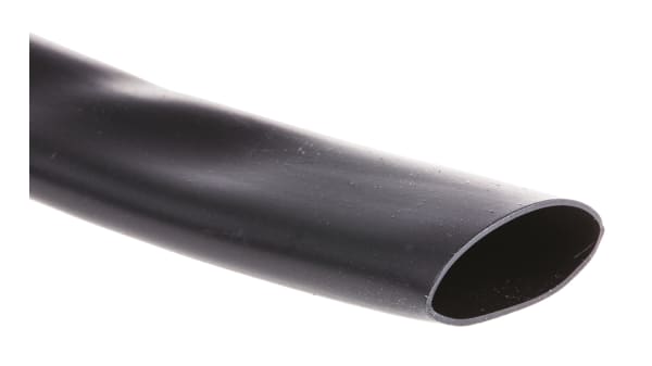 Dr 25 1 2 0 7 Te Connectivity Heat Shrink Tubing Black 12 7mm Sleeve Dia X 7m Length 2 1 Ratio Dr 25 Series Rs Components