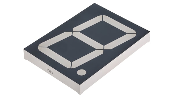 Sa40 19ewa Kingbright Ledディスプレイ 数字表示器 単桁 赤 文字高 101mm 7セグメント Rs Components