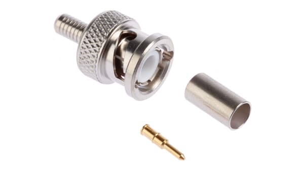 R141082000w Connecteur Bnc Male Droit A Sertir 50w Montage Sur Cable Rg141 Rg58 Rs Components