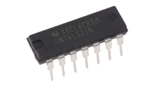 Sn74ls21n Texas Instruments Sn74ls21n Dual 4 Input And Logic Gate 14 Pin Pdip Rs Components