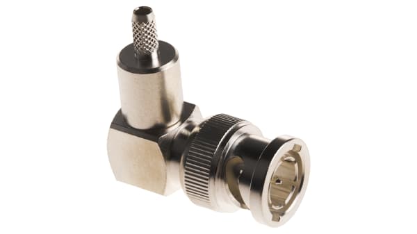 1 1337440 0 Conector Bnc Te Connectivity 1 1337440 0 Macho Angulo De 90 Impedancia 75w Montaje De Cable Terminacion De Rs Components