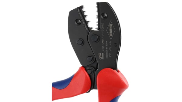 97 52 33 Pince A Sertir Knipex Pour Cosses Non Isolees Rs Components
