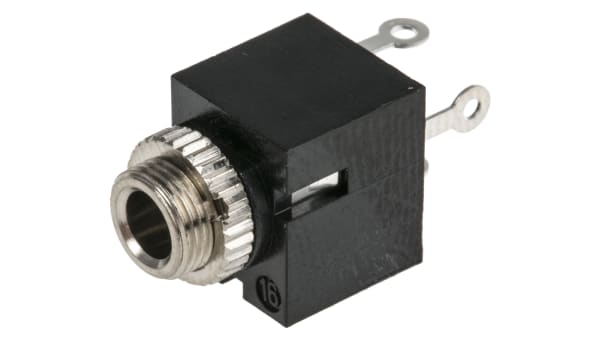 1502 03 Lumberg 3 5 Mm Through Hole Mono Jack Socket 2pole 1a Rs Components