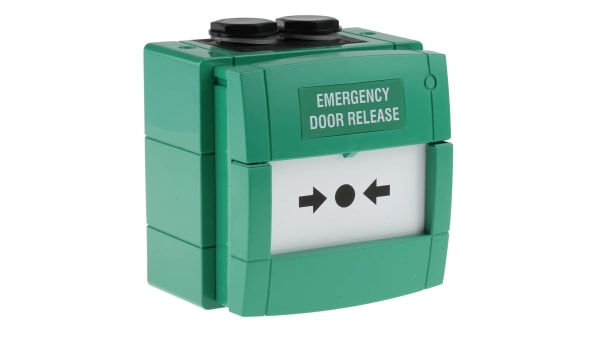 9 x KAC MCP3A Emergency Door Release 'Break Glass' Units Green Other ...