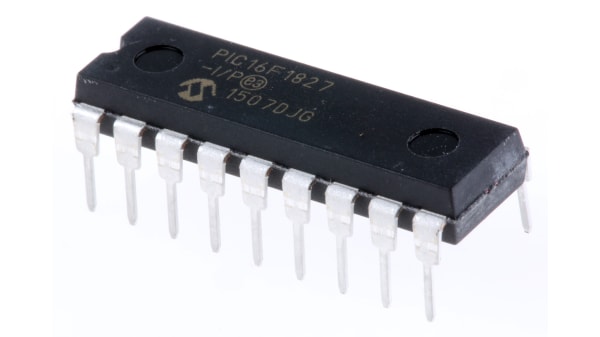 Microchip Pic16f17 I P 8bit Pic Microcontroller Pic16f 32mhz 4k X 14 Words 256 B Flash 18 Pin Pdip Rs Components