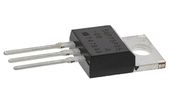 Sup75p05 08 Vishay Pチャンネル Mosfetトランジスタ55 V 75 A スルーホール パッケージto 2ab 3 ピン Rs Components