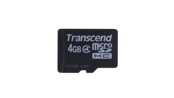 Ts4gusdc4 Transcend Micro Sd Card Mlc 4 Gb Microsdhc Card Class 4 Rs Components