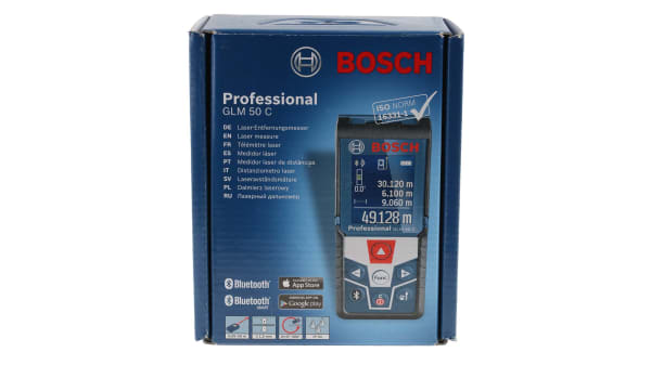 Sturen Wedstrijd toekomst 0601072C00 | Bosch GLM 50 C Laser Measure, 0.05 → 50m Range, ±1.5 mm  Accuracy | RS Components