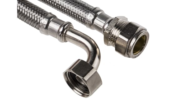 Rs Pro 500mm Long Epdm Stainless Steel Flexible Hose Rs Components
