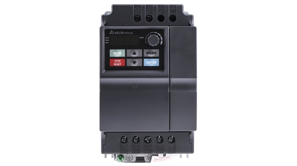 Vfd022el21a Delta Vfd El Inverter Drive 1 Phase In 0 600 Hz Out 2 2 Kw 230 V 24 A Rs Components