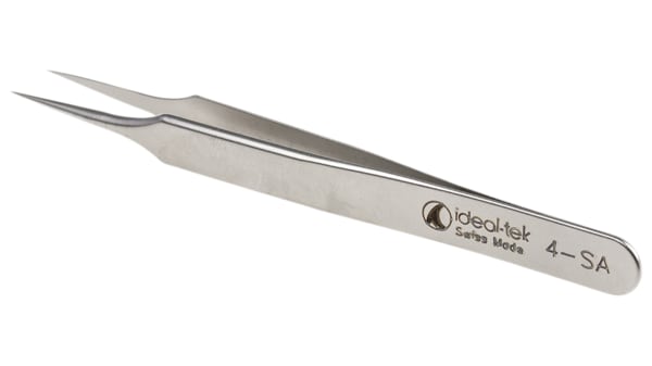 4 Sa Idealtek 110 Stainless Steel Extra Fine Tweezers Rs Components
