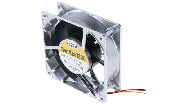 9lb1224h101 山洋電気 軸流ファン 電源電圧 24 V Dc Dc 120 X 120 X 38mm 9lb1224h101 Rs Components