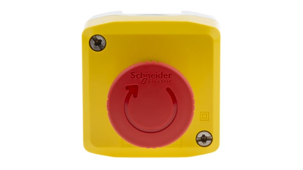 Xalk178 Schneider Electric Surface Mount Emergency Button Twist To Reset Nc Mushroom Head Rs Components